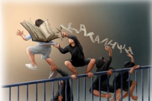 Το χυδαίο πανό κατά της Κεραμέως και η αντίδραση της Ελενας Ακρίτα: "Αίσχος"