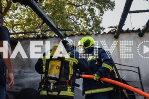 Φωτιά στην Ύδρα: Καίγεται χαμηλή βλάστηση - Ισχυροί άνεμοι στην περιοχή