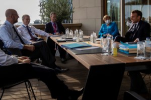 Σύνοδος Κορυφής: Μπαράζ συναντήσεων και ζυμώσεις - Μέρκελ και Μακρόν βλέπουν Μητσοτάκη, Σάντσεθ, Κόντε - εικόνα 4