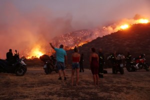 Φωτιά στην Κερατέα: Σπαρακτικές εικόνες στα μέτωπα - "Πάει το δασάκι μου, πάει, τελευταία φορά που σε βλέπω" - εικόνα 2