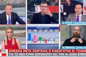 Γιατί εκνευρίστηκε ο Πορτοσάλτε και έφυγε από την εκπομπή του ΣΚΑΪ - Η κόντρα με τον Καραμέρο για τη "βαρβαρότητα"