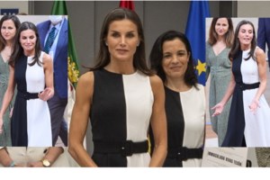 "Ακατάλληλη" εμφάνιση από τη Βασίλισσα Λετίσια: Έδειξε για πρώτη φορά τη γυμνή μέση της σε μια απρόσμενη εμφάνιση - εικόνα 6