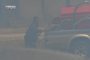 Σε ύφεση η φωτιά σε δασική έκταση στην Κάντια Ναυπλίου