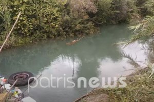Λάρισα: Νεκρός ηλικιωμένος άντρας που έπεσε με το αυτοκίνητό του σε αρδευτικό κανάλι