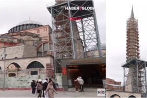 Aνοιξε τη σημαία στην Αγία Σοφία: "Αγαπημένη μου Πόλη πάντα ελληνική" - "Σου έλειψε το κολύμπι γείτονα;" απαντούν οι Τούρκοι - εικόνα 2