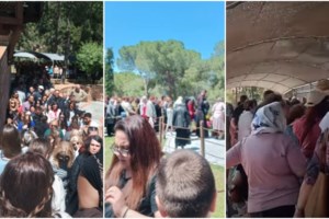 Αγιος Παΐσιος: Κοσμοσυρροή για τη γιορτή του, οι πιστοί περιμένουν στην ουρά μέχρι και τέσσερις ώρες