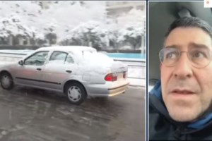 Απίστευτες εικόνες στην Αττική Οδό: Σε εξέλιξη ο απεγκλωβισμός των οδηγών - Εγκαταλείπουν τα αυτοκίνητα και φεύγουν με τα πόδια [Εικόνες - Βίντεο] - εικόνα 17