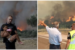 Φωτιά στα Δερβενοχώρια: Οι δραματικοί διάλογοι των πιλότων στα εναέρια μέσα - "Πολύς καπνός, δεν μπορεί να κάνει βολές"