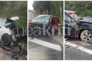 Τροχαίο στη Λ. Μαραθώνος: Μοτοσικλέτα παρέσυρε πεζό - Δύο τραυματίες στο "Γεννηματάς" [βίντεο]