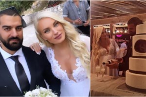 Πάρτι υπερπαραγωγή για την Κωνσταντίνα Σπυροπούλου: Το κουφετί φόρεμα και οι hot γόβες - εικόνα 8