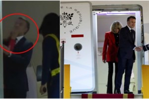 "Ολα αυτά είναι τρέλες": Η πρώτη αντίδραση Μακρόν για το "χαστούκι" από την Μπριζίτ - Η άβολη στιγμή που εξηγεί [βίντεο] - εικόνα 8