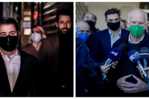 Ο Γιώργος Παπανδρέου επισκέφθηκε τον Πάπα Φραγκίσκο και έκανε το σήμα της νίκης  [βίντεο]