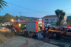 Σε ύφεση τα πύρινα μέτωπα σε Κόρινθο, Αμαλιάδα και Κέρκυρα - Δεν απειλούνται οικισμοί - εικόνα 2