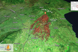 Πώς ξεκίνησε η φωτιά στην Πεντέλη: Τα στοιχεία που δείχνουν εμπρησμό - Οι δύο εστίες χωρίς πυλώνες ρεύματος κοντά - εικόνα 4