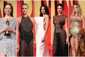 Vanity Fair Oscar Party: Εντυπωσιακή η Σοφία Χαρμαντά με δημιουργία Dolce&Gabbana