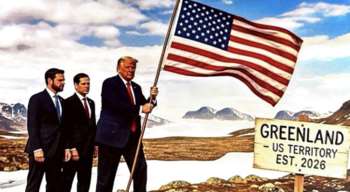 "H Γροιλανδία έδαφος των ΗΠΑ από το 2026": Νέα πρόκληση Τραμπ με φωτογραφία Τεχνητής Νοημοσύνης [εικόνες]