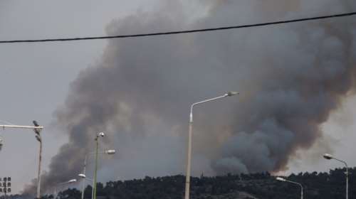 Σέιχ Σου: Οριοθετήθηκε η φωτιά - Εκκενώθηκε για προληπτικούς λόγους το ξενοδοχείο Φιλίππειο [Βίντεο-Εικόνες]