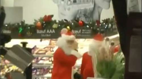 Καναδάς: Άρπαξαν τρόφιμα από σούπερ μάρκετ ντυμένοι Αϊ-Βασίληδες και τα μοίρασαν [βίντεο]
