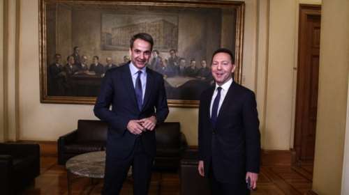 Συνάντηση Μητσοτάκη - Στουρνάρα για τις αλλαγές στα μέτρα της ΕΚΤ