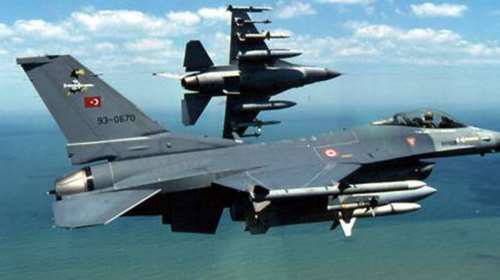 Τουρκικά F-16  πάνω από πέντε ελληνικά νησιά του Αιγαίου αργά το μεσημέρι