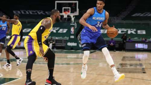 Ο &quot;βασιλιάς&quot; ΛεΜπρόν Τζέιμς νίκησε τον Γιάννη Αντετοκούνμπο και τα &quot;ελάφια&quot;