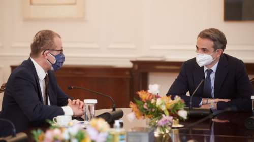 Συνάντηση Μητσοτάκη - Κλούγκε: Εύσημα για τους εμβολιασμούς στην Ελλάδα