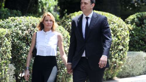 Στην Κάρπαθο η Τζένη Μπαλατσινού και ο Βασίλης Κικίλιας