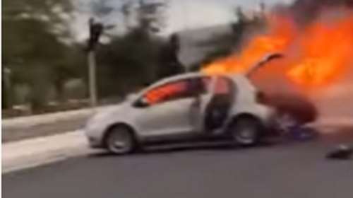 Συμπλοκή μεταξύ οπαδών Ολυμπιακού και Παναθηναϊκού στη Μαλακάσα: Ένας τραυματίας, κάηκαν δύο ΙΧ