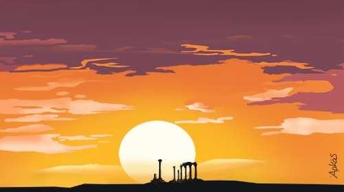 Αρκάς: Το σκίτσο για τη Δύση που δεν... έχει φτάσει στη δύση της