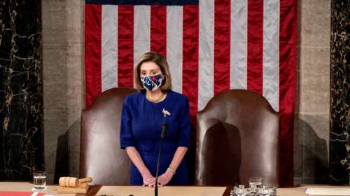 Νάνσι Πελόσι: Η διαδικασία κύρωσης του εκλογικού αποτελέσματος θα συνεχιστεί αργότερα απόψε