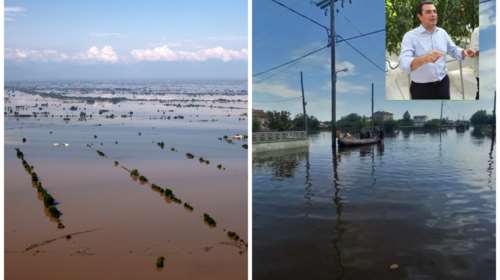 Κακοκαιρία Daniel: &quot;Μας έσωσε ο K. Σκρέκας με φουσκωτό κάνοντας ο ίδιος κουπί&quot;, λέει εγκλωβισμένη στα Μεγάλα Καλύβια