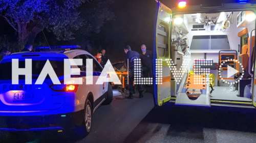 Τροχαίο σοκ στον Πύργο: Νεκρός 27χρονος με μοτοσυκλέτα