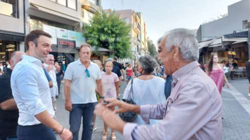 Στεφ. Κασσελάκης από το Ηράκλειο: Η υποψηφιότητα μου προέρχεται αρχικά από τον Αλέξη Τσίπρα και μετά από την κοινωνία