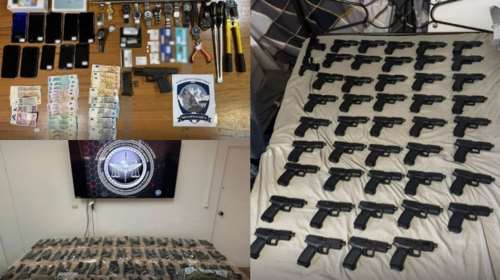 Αυτό είναι το οπλοστάσιο της τούρκικης μαφίας στην Ελλάδα - Δεκάδες όπλα, φυσίγγια, σιγαστήρες [εικόνες, βίντεο]