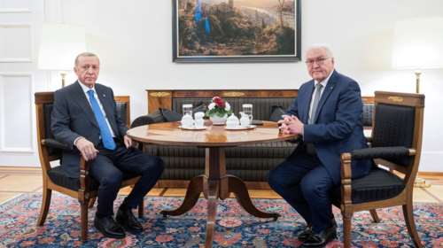 Σταϊνμάιερ - Ερντογάν: Αμεση κατάπαυση πυρός, η λύση των δύο κρατών είναι η μόνη - Η ανακοίνωση της τουρκικής προεδρίας