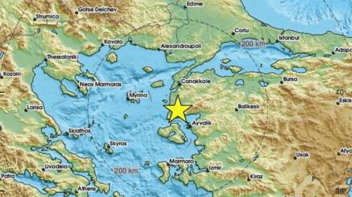 Σεισμός 4,8 Ρίχτερ στα παράλια της Τουρκίας - Αισθητός στη Λέσβο