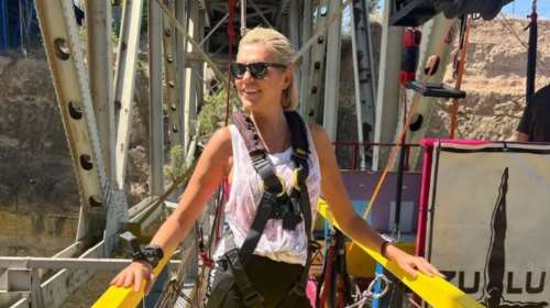 Η Σάσα Σταμάτη έκανε bungee jumping και το βίντεο κόβει την ανάσα!