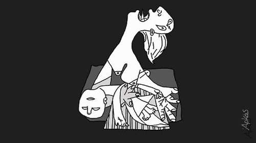 Αρκάς: Το σκληρό μήνυμα για τον πόλεμο, σε όλες τις εποχές [εικόνα]