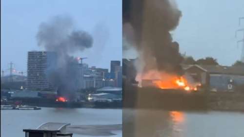 Λονδίνο: Φωτιά στο Isle of Dogs δίπλα στην O2 Arena- Μαρτυρίες για εκρήξεις [βίντεο]
