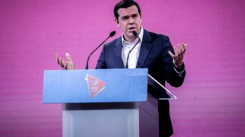 Πρόγραμμα &quot;Μένουμε Όρθιοι&quot;: Πρόγραμμα 26 δισ. για την Οικονομία παρουσίασε ο Τσίπρας