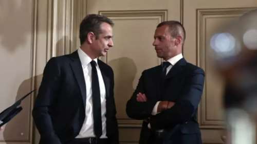 Παρέμβαση Μητσοτάκη και για τη διαιτησία: Ζήτησε από τον πρόεδρο της UEFA elite διαιτητές