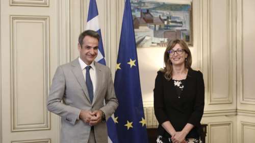 Συνάντηση Κ. Μητσοτάκη με την Αναπληρώτρια Πρωθυπουργό της Βουλγαρίας