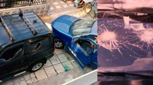 Θεσσαλονίκη: 50χρονος σε αμόκ έκανε γυαλιά–καρφιά με τσεκούρι το αυτοκίνητο των γειτόνων του και μπούκαρε στην πολυκατοικία