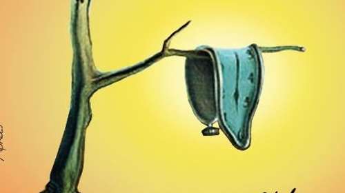 Αρκάς: Το σκίτσο με... άρωμα Νταλί, για τον καύσωνα Κλέων [εικόνα]