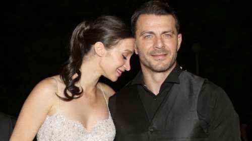 Γιώργος Αγγελόπουλος &amp; Δήμητρα Βαμβακούση βαφτίζουν την κόρη τους