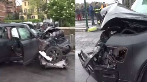 Ρώμη: Σοκαριστικό τροχαίο για αστέρα της Λάτσιο- Συγκρούστηκε με τραμ, είχε και τα παιδιά του στο αυτοκίνητο [Βίντεο]