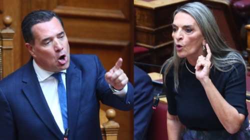 Αδωνις Γεωργιάδη - Πέτη Πέρκα: "Κάτι έπαθαν τα μυαλά σας" - "Εσάς πήραν αέρα όταν βάλατε καινούργια μαλλιά"