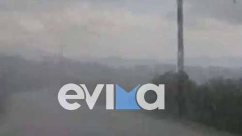 Σφοδρή χαλαζόπτωση στην κεντρική Εύβοια [εικόνες - βίντεο]