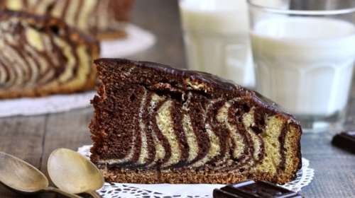 Συνταγή της Αργυρώς Μπαρμπαρίγου: Κέικ ζέβρα βανίλια - σοκολάτα