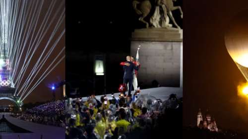 Φαντασμαγορική η τελετή έναρξης των Ολυμπιακών Αγώνων στο Παρίσι - Σε αερόστατο η ολυμπιακή φλόγα